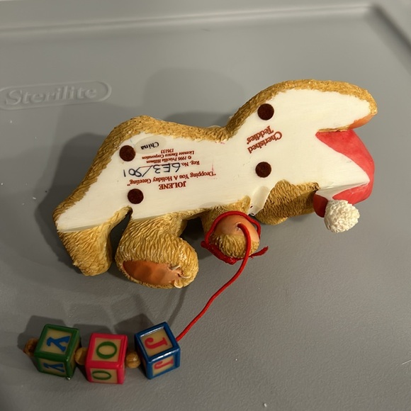 Cherished Teddies Dropping You A Holiday Greeting Figure CT7 - Picture 2 of 2